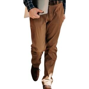 Mountain Khakis Teton Twill Pants Classic Fit Western Casual Brown Waist 35x30